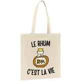 Tote bag Le rhum c'est la vie 