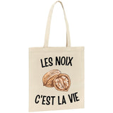 Tote bag Les noix c'est la vie 