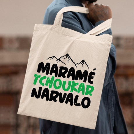 Tote bag Maramé tchoukar narvalo Beige