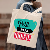 Tote bag Petit Papa Noël Beige