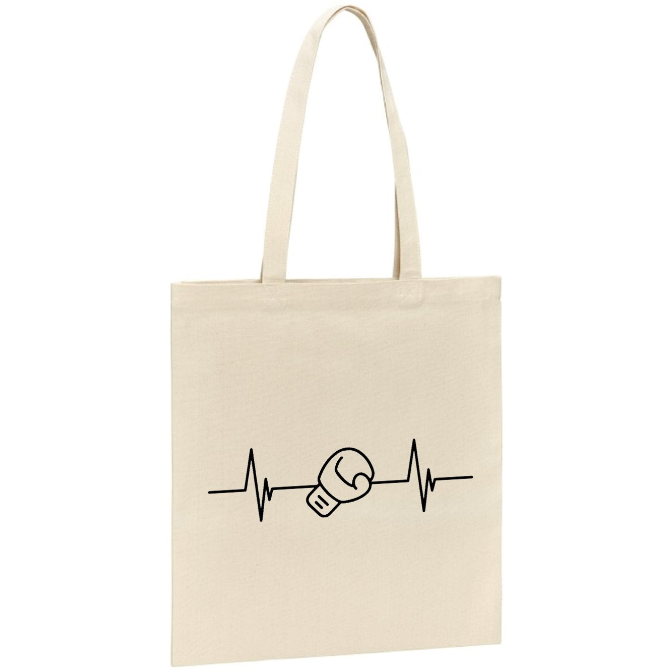 Tote bag Rythme cardiaque boxe 