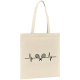 Tote bag Rythme cardiaque tennis 