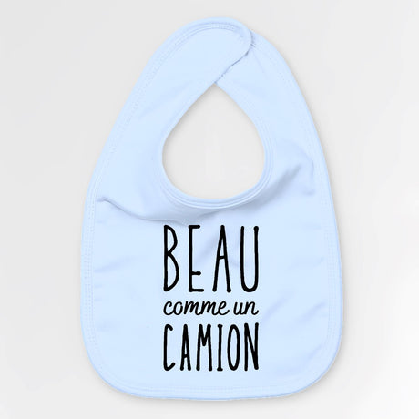 Bavoir Bébé Beau comme un camion Bleu