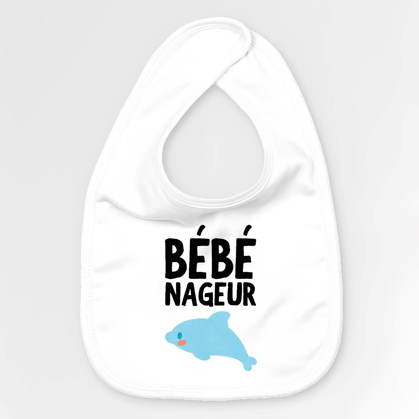 Bavoir Bébé Bébé nageur Blanc