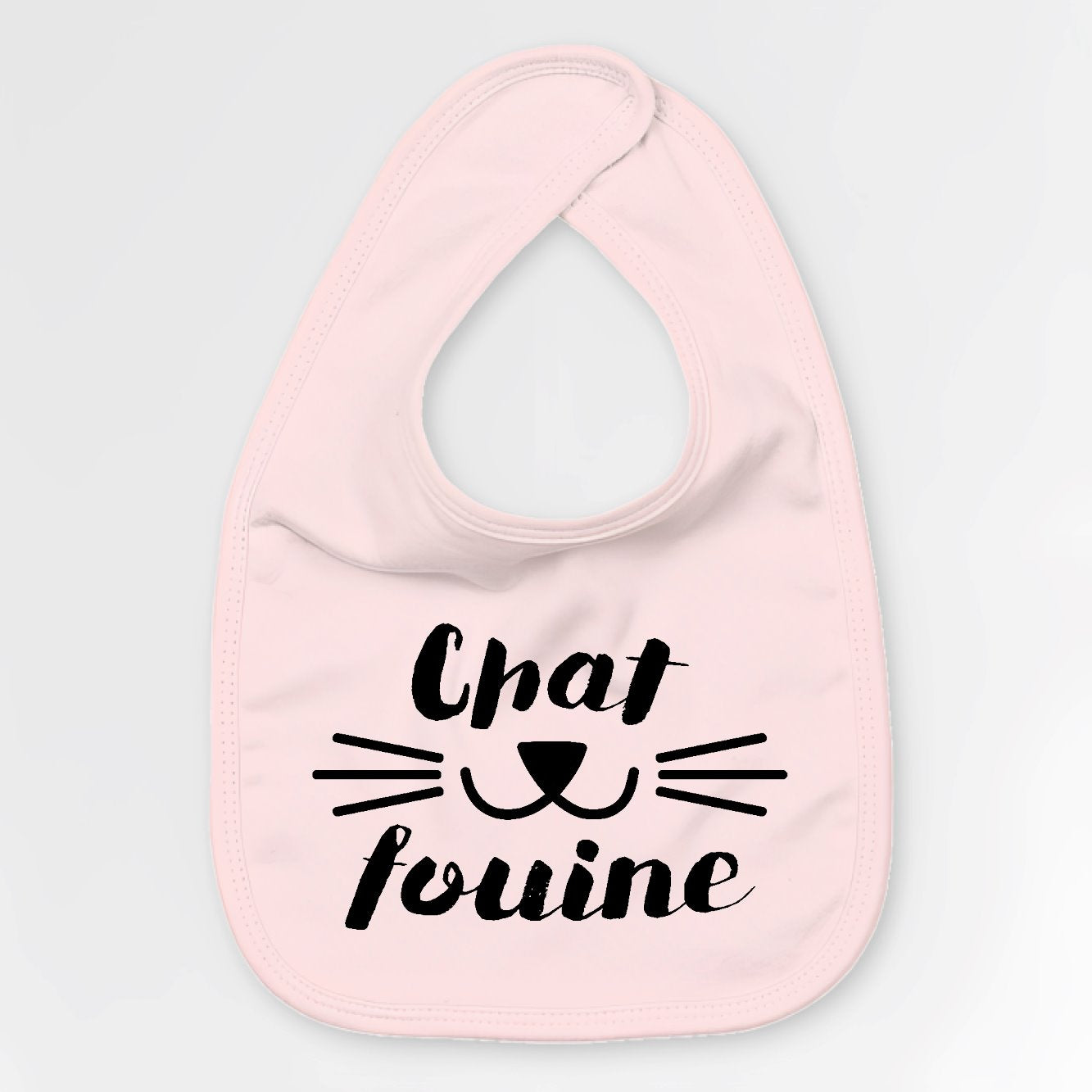 Bavoir Bébé Chafouine Rose