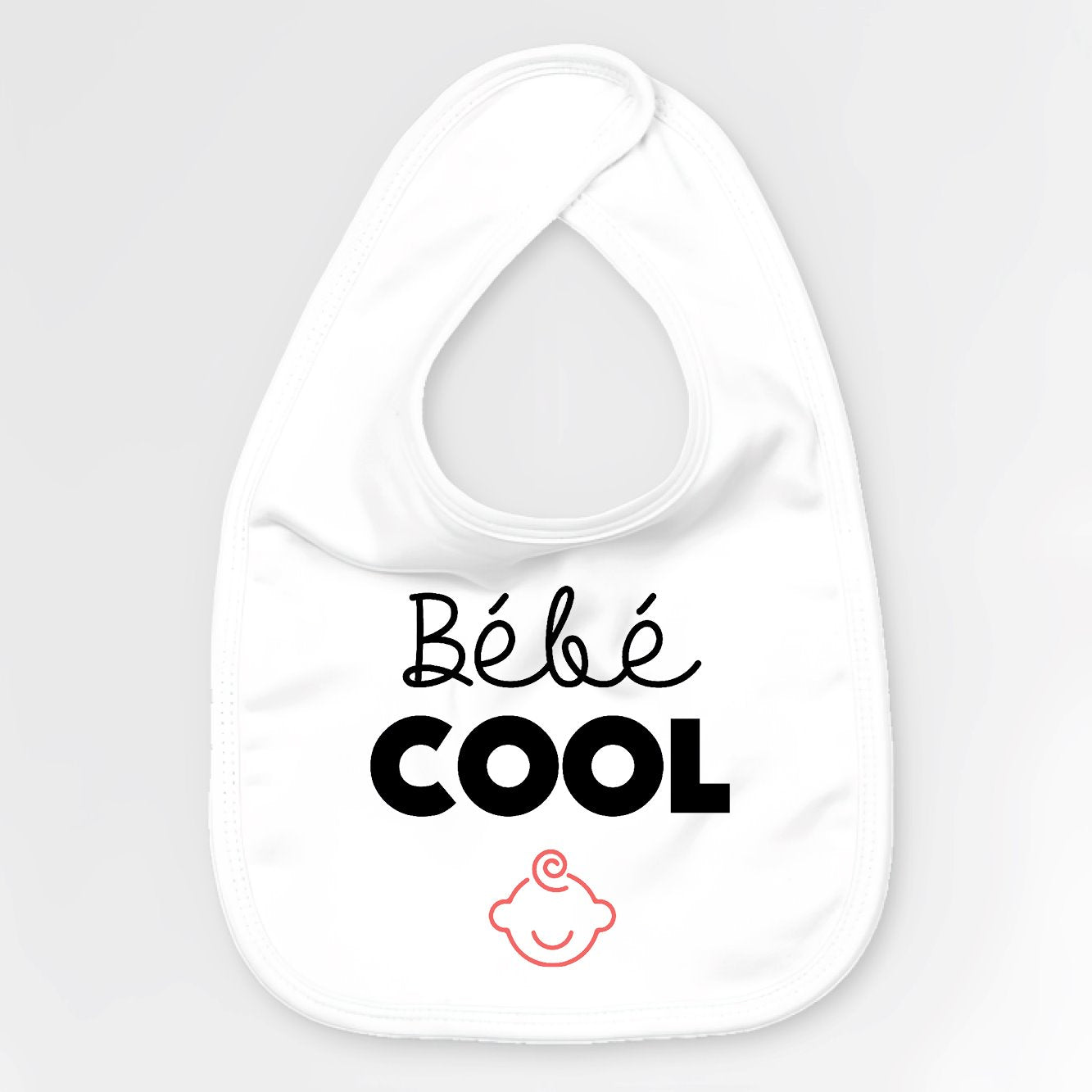 Bavoir Bébé Cool Blanc