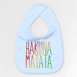 Bavoir Bébé Hakuna Matata Bleu