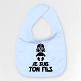 Bavoir Bébé Je suis ton fils Bleu