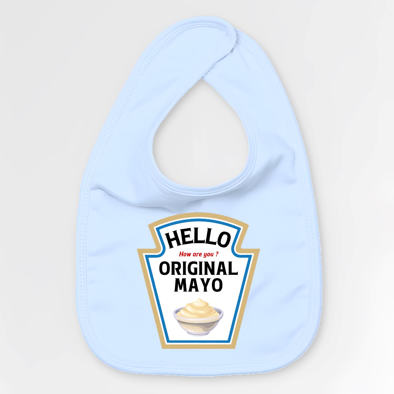 Bavoir Bébé Ketchup Mayo Moutarde Mayo