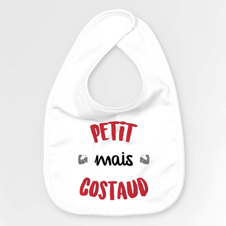 Bavoir Bébé Petit mais costaud Blanc