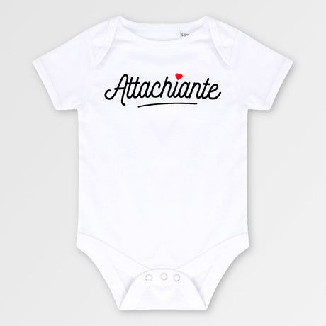 Body Bébé Attachiante Blanc