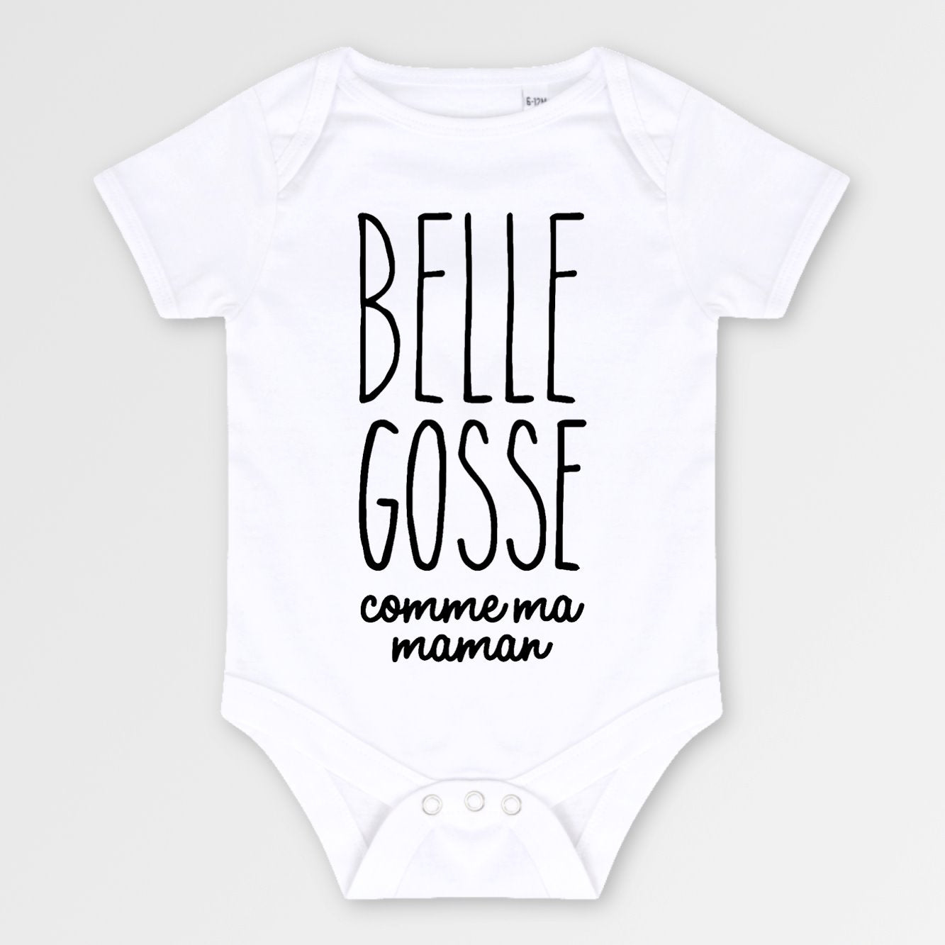 Body Bébé Belle gosse comme maman Blanc