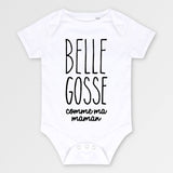 Body Bébé Belle gosse comme maman Blanc