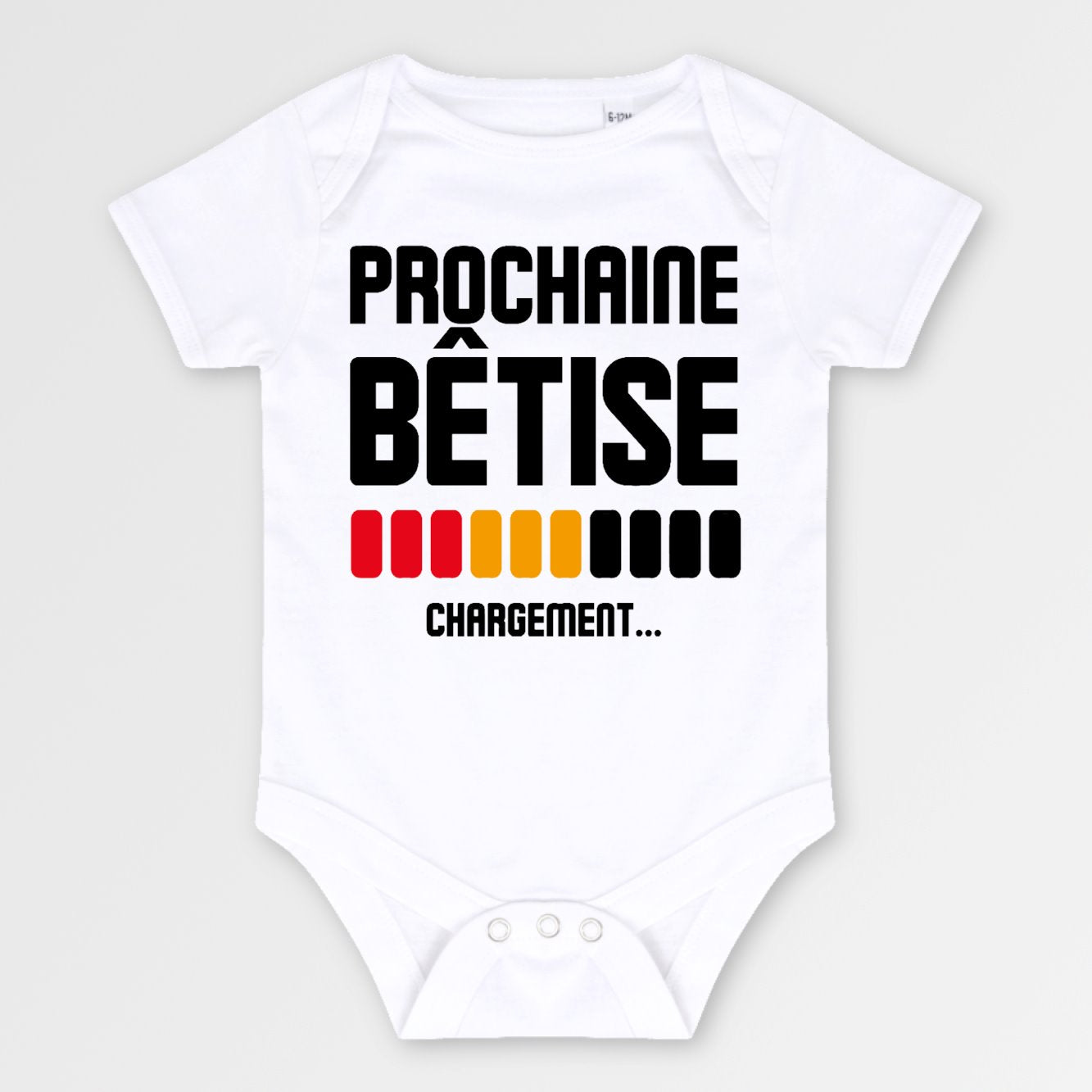 Body Bébé Chargement prochaine bêtise Blanc