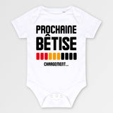 Body Bébé Chargement prochaine bêtise Blanc