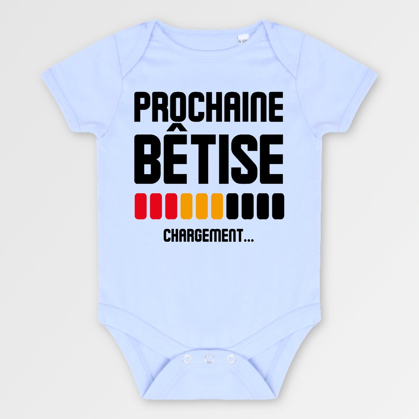 Body Bébé Chargement prochaine bêtise Bleu