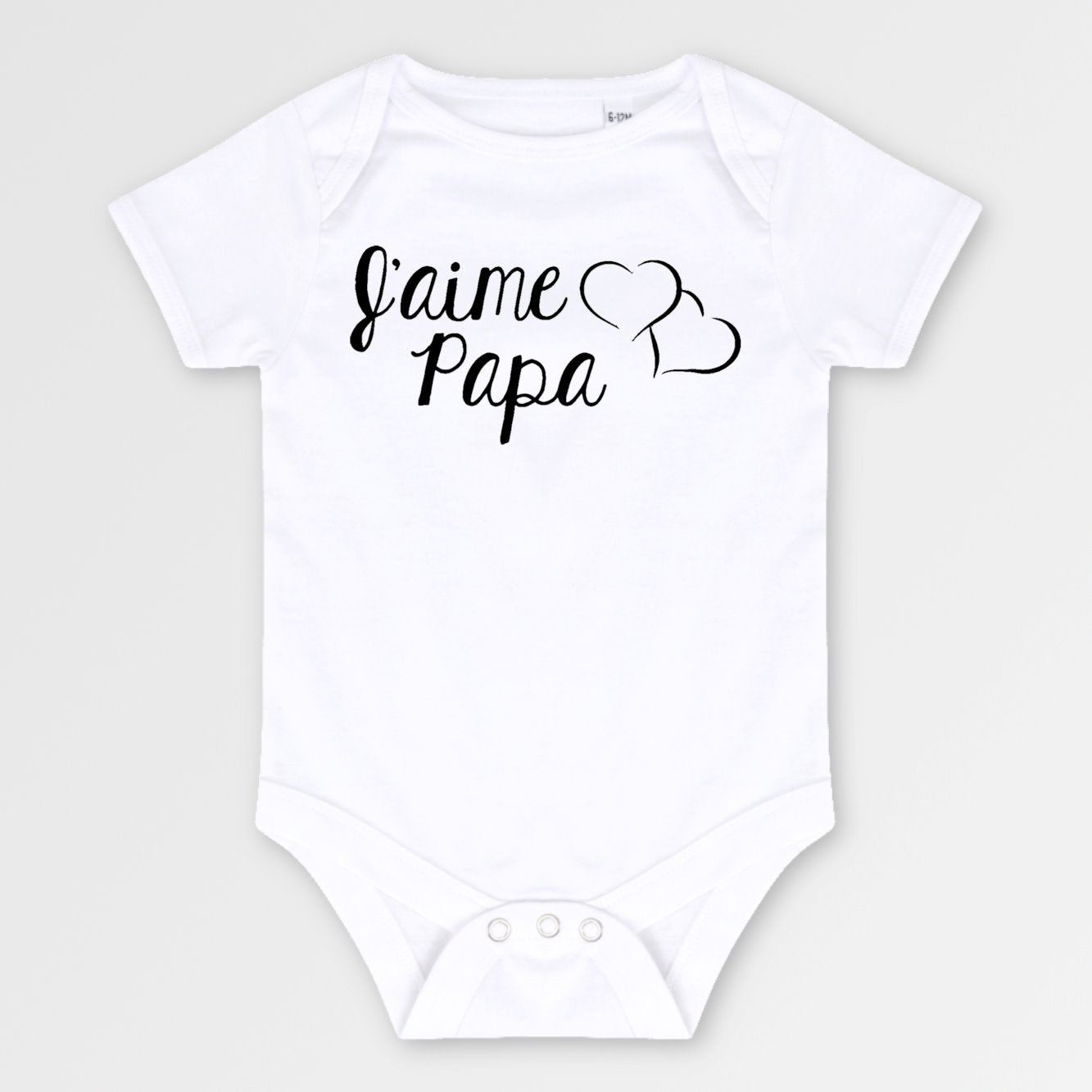 Body Bébé J'aime papa Blanc