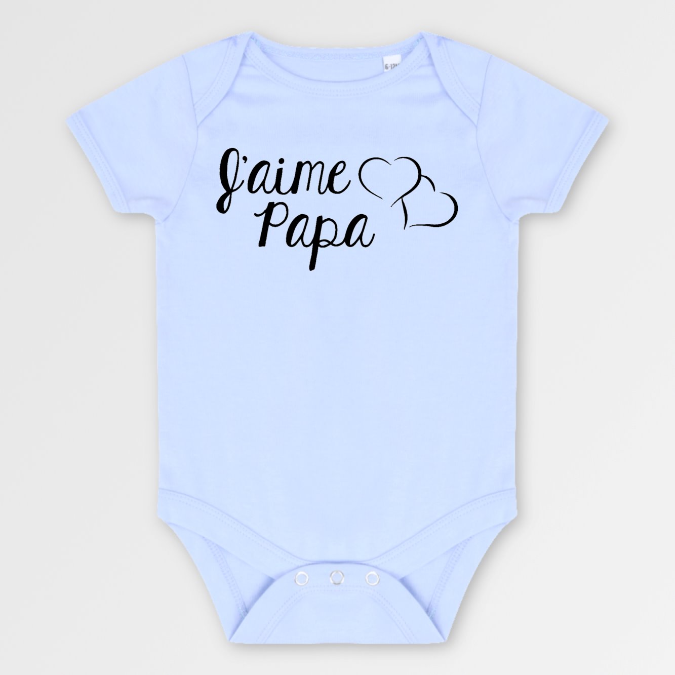 Body Bébé J'aime papa Bleu