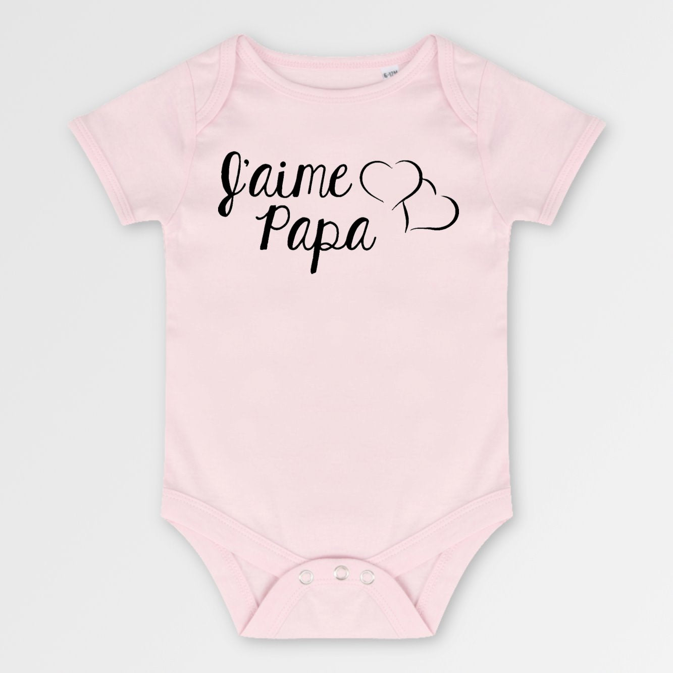 Body Bébé J'aime papa Rose