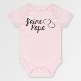 Body Bébé J'aime papa Rose