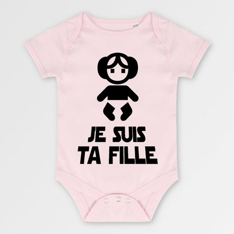 Body Bébé Je suis ta fille Rose