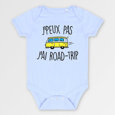 Body Bébé J'peux pas j'ai road-trip Bleu