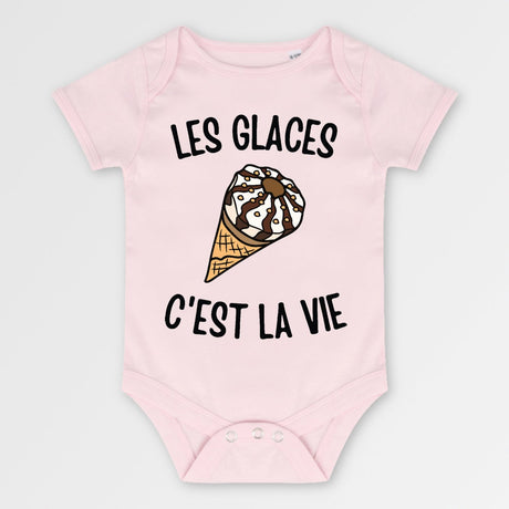 Body Bébé Les glaces c'est la vie Rose