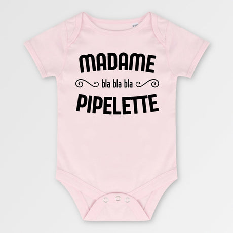 Body Bébé Madame pipelette Rose