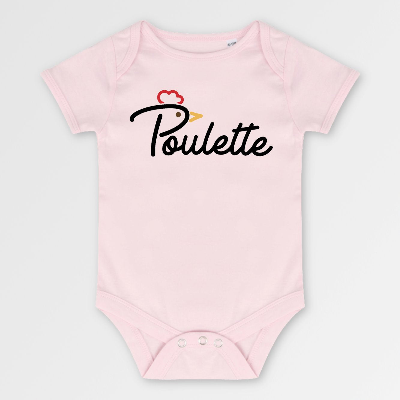 Body Bébé Poulette Rose