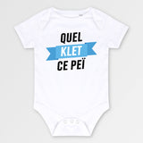 Body Bébé Quel klet ce peï Blanc