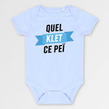 Body Bébé Quel klet ce peï Bleu