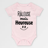 Body Bébé Râleuse mais heureuse Rose