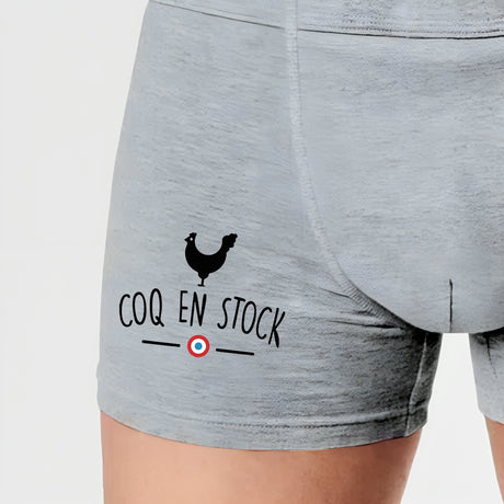 Boxer Homme Coq en stock Gris