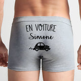 Boxer Homme En voiture Simone Gris