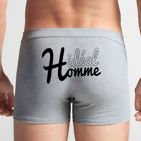 Boxer Homme Homme idéal Gris