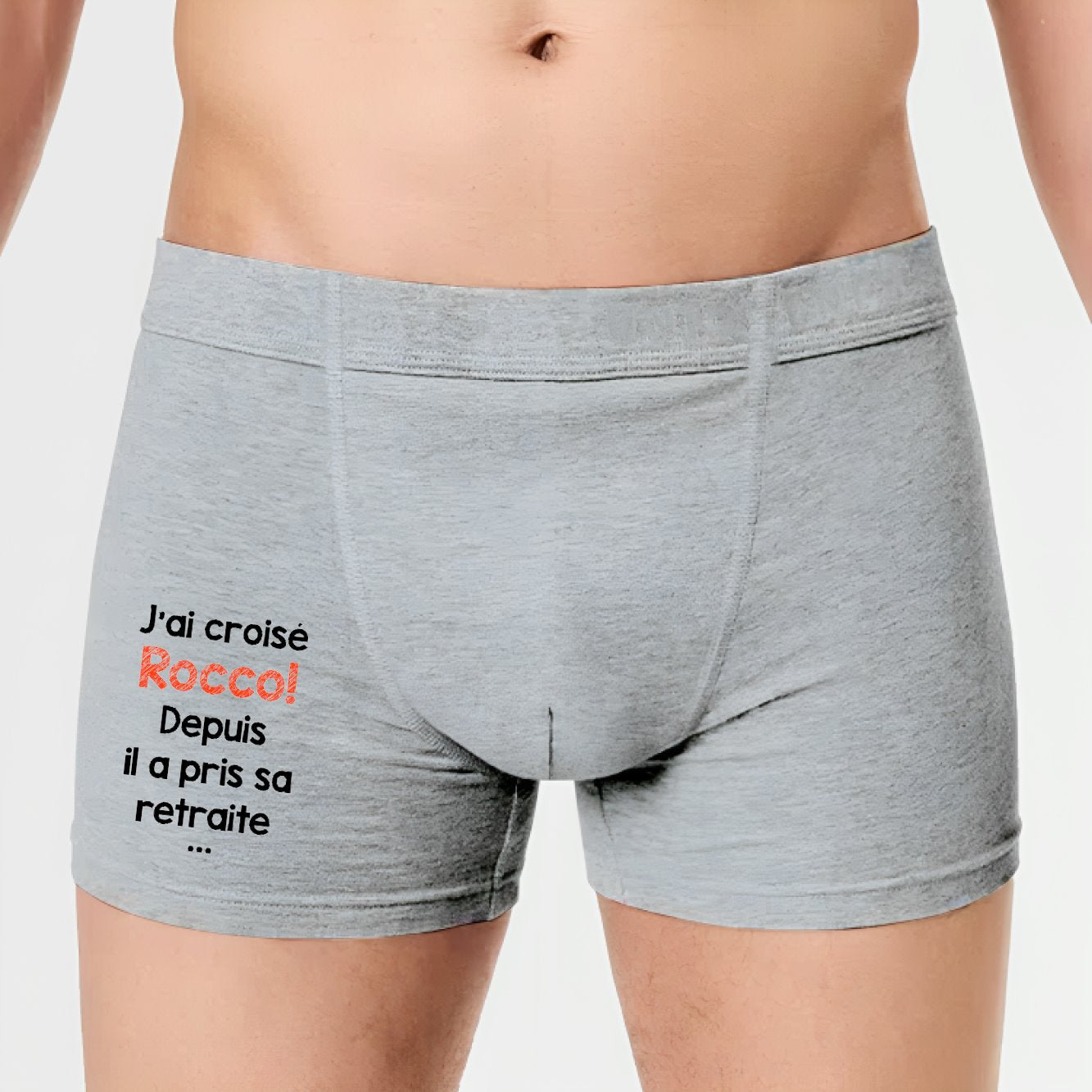 Boxer Homme J'ai croisé Rocco 