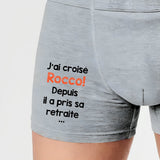 Boxer Homme J'ai croisé Rocco Gris