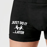 Boxer Homme Just do it later Noir