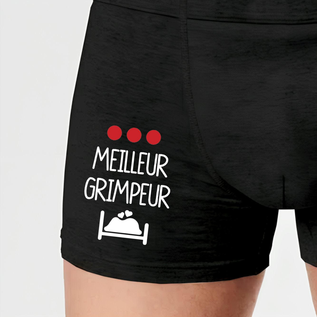 Boxer Homme Meilleur grimpeur Noir