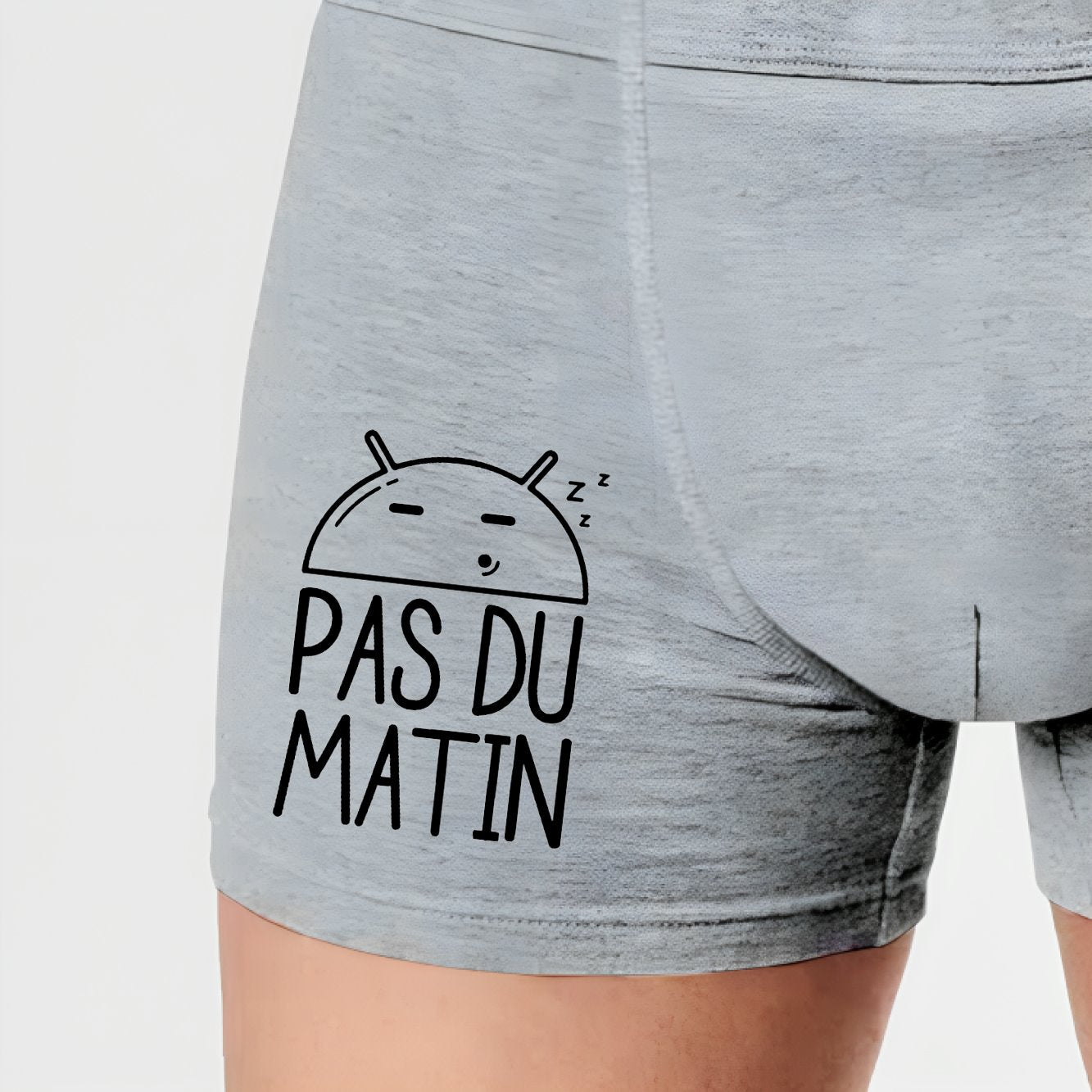 Boxer Homme Pas du matin Gris