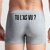 Boxer Homme Tu l'as vu Gris