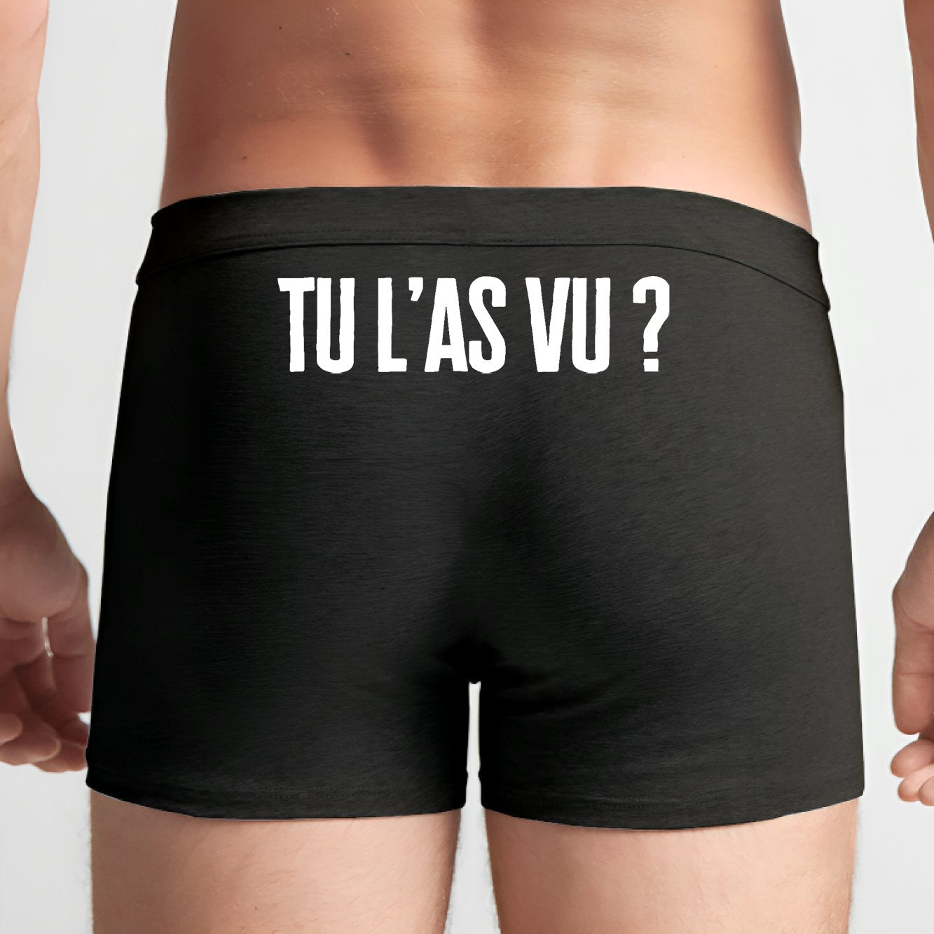 Boxer Homme Tu l'as vu Noir