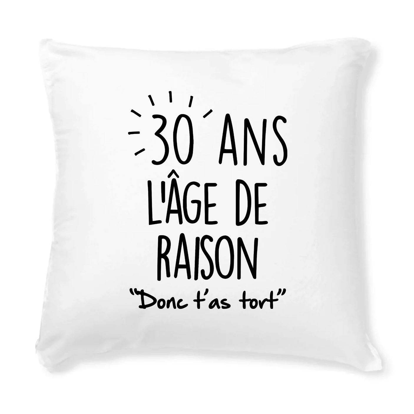 Coussin Anniversaire 30 ans 