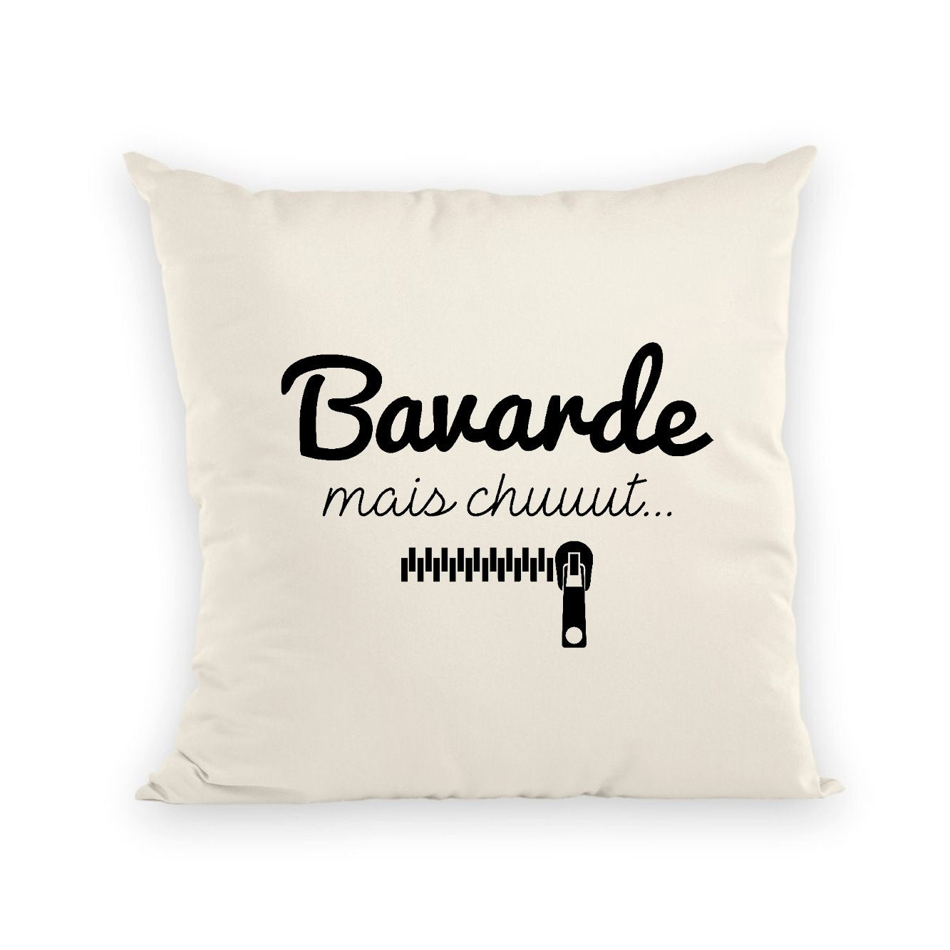 Coussin Bavarde mais chut 