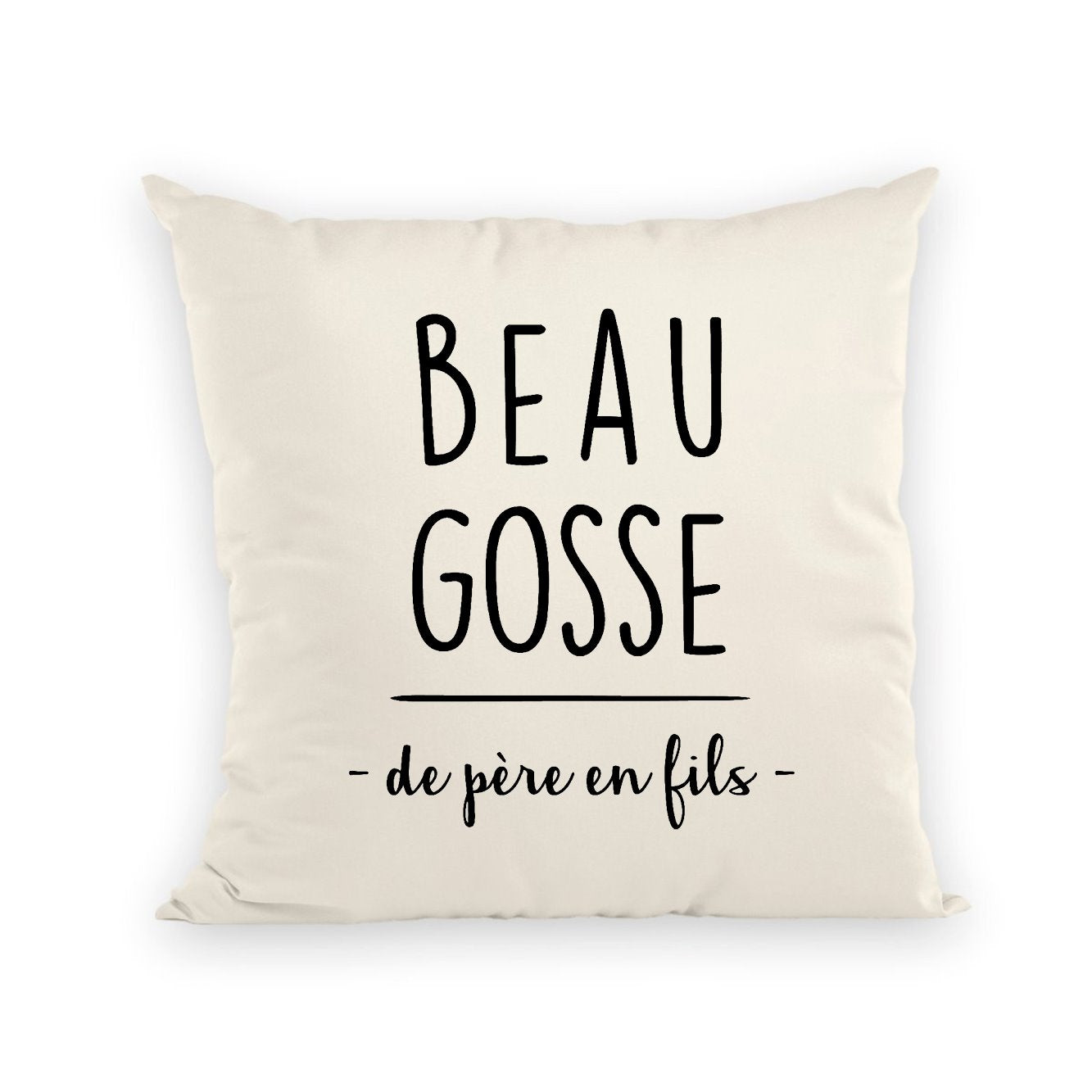 Coussin Beau gosse de père en fils 