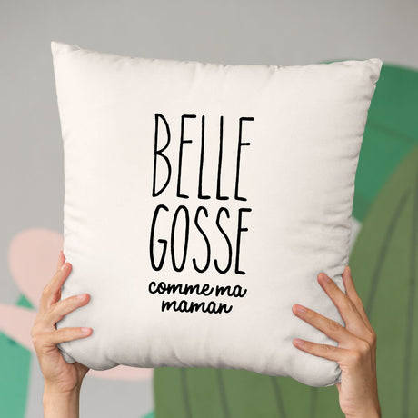 Coussin Belle gosse comme maman Beige