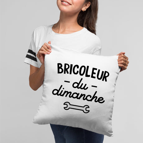 Coussin Bricoleur du dimanche Blanc