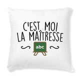 Coussin C'est moi la maîtresse 