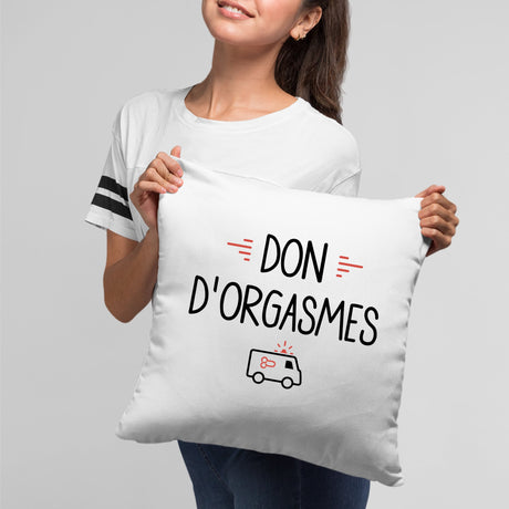 Coussin Don d'orgasmes Blanc