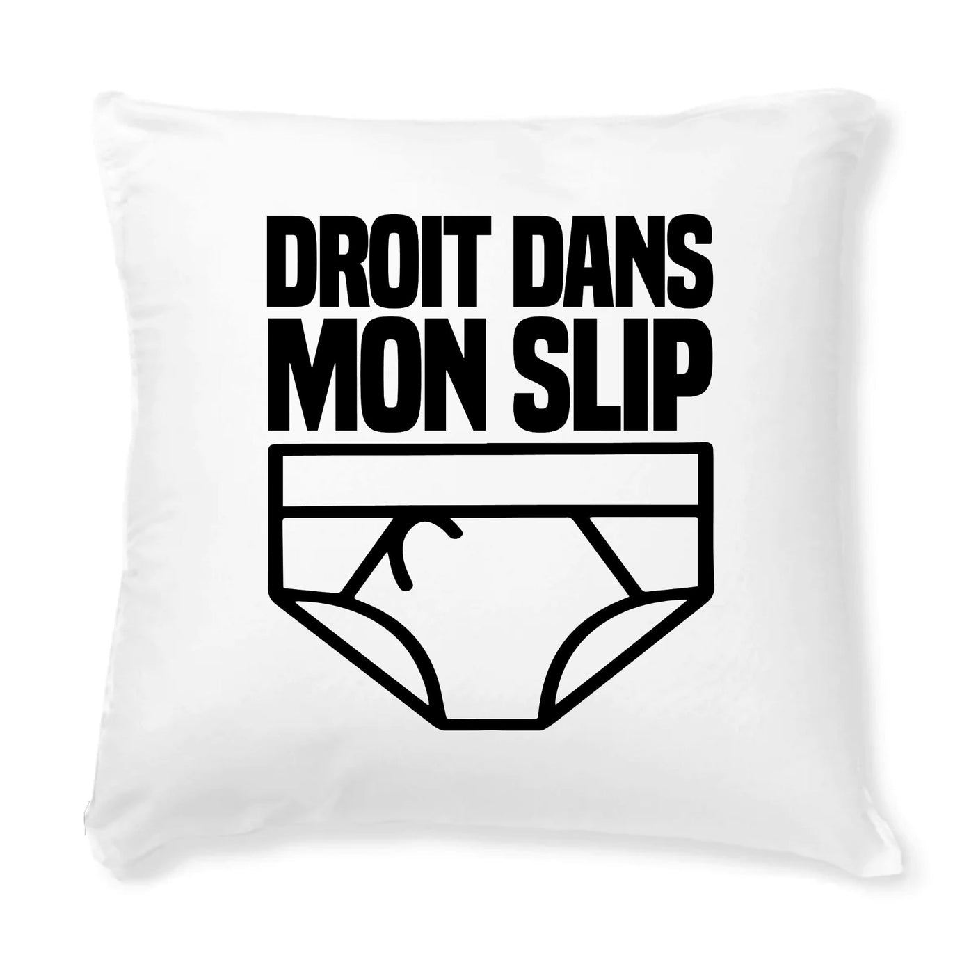 Coussin Droit dans mon slip 